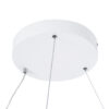 LEDTM® DIAMOND 61521 Μοντέρνο Κρεμαστό Φωτιστικό Οροφής LED 67W 7504lm 360° AC 220-240V IP20 Ρυθμιζόμενο Λευκό CCT με Χειριστήριο από 2700K έως 6000K Dimmable - Lumileds SMD Chip - Λευκό Ματ - Μ80 x Π80 x Υ110cm - 3 Χρόνια Εγγύηση - Image 7