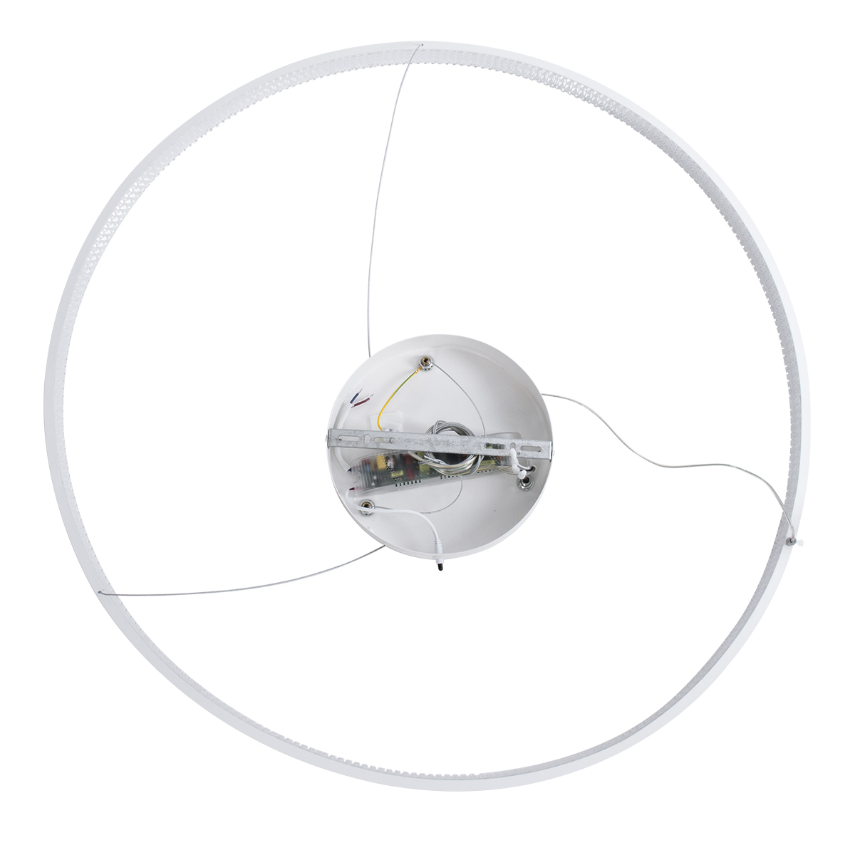 LEDTM® DIAMOND 61521 Μοντέρνο Κρεμαστό Φωτιστικό Οροφής LED 67W 7504lm 360° AC 220-240V IP20 Ρυθμιζόμενο Λευκό CCT με Χειριστήριο από 2700K έως 6000K Dimmable - Lumileds SMD Chip - Λευκό Ματ - Μ80 x Π80 x Υ110cm - 3 Χρόνια Εγγύηση - Image 8