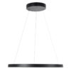 LEDTM® DIAMOND 61522 Μοντέρνο Κρεμαστό Φωτιστικό Οροφής LED 45W 5040lm 360° AC 220-240V IP20 Ρυθμιζόμενο Λευκό CCT με Χειριστήριο από 2700K έως 6000K Dimmable - Lumileds SMD Chip - Μαύρο Ματ - Μ60 x Π60 x Υ3cm - 3 Χρόνια Εγγύηση - Image 4