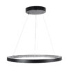 LEDTM® DIAMOND 61522 Μοντέρνο Κρεμαστό Φωτιστικό Οροφής LED 45W 5040lm 360° AC 220-240V IP20 Ρυθμιζόμενο Λευκό CCT με Χειριστήριο από 2700K έως 6000K Dimmable - Lumileds SMD Chip - Μαύρο Ματ - Μ60 x Π60 x Υ3cm - 3 Χρόνια Εγγύηση - Image 5