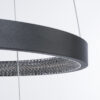 LEDTM® DIAMOND TRIO 61523-DECO Μοντέρνο Κρεμαστό Φωτιστικό Οροφής LED 100W 11200lm 360° AC 220-240V IP20 Ρυθμιζόμενο Λευκό CCT με Χειριστήριο από 2700K έως 6000K Dimmable - Lumileds SMD Chip - Μαύρο Ματ - Μ90 x Π90 x Υ90cm - 3 Χρόνια Εγγύηση - Image 7