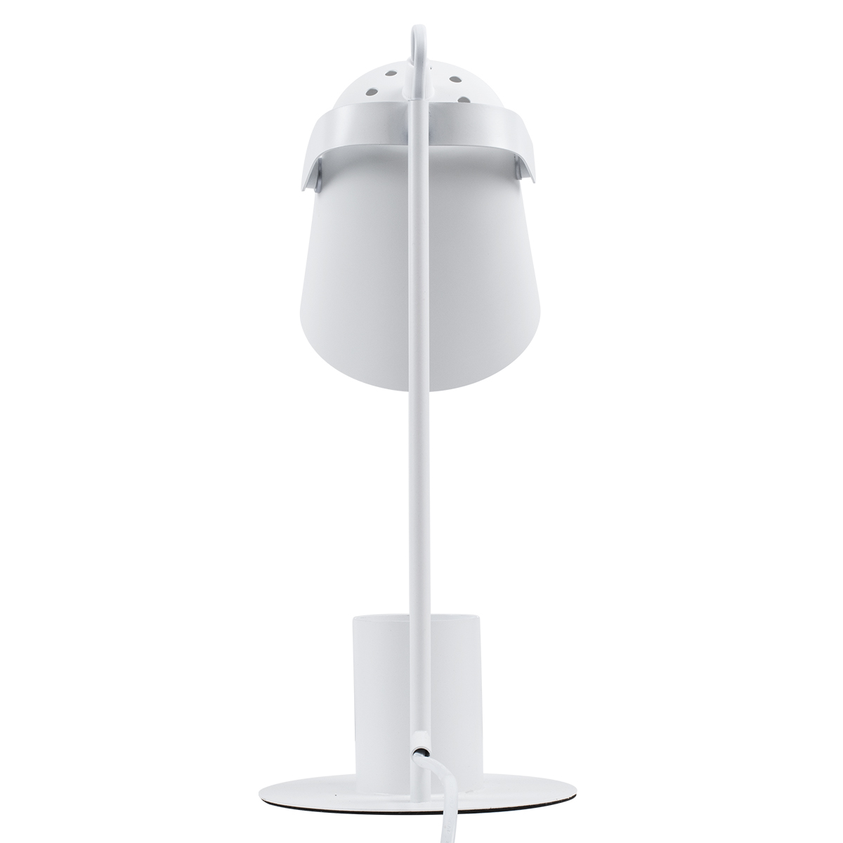LEDTM® PENCASE 61564 Μοντέρνο Επιτραπέζιο Φωτιστικό Πορτατίφ με Ντουί 1 x E27 AC 220-240V IP20 - Λευκό - Μ12 x Π15 x Υ38cm - Image 4