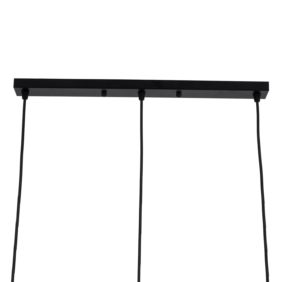 LEDTM® EIFFEL 61569 Vintage Κρεμαστό Φωτιστικό Οροφής με Ντουί 3 x E27 AC 220-240V IP20 - Μαύρο & Λευκό - Μ68 x Π25 x Υ130cm - Image 10