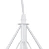 LEDTM® EIFFEL 61570 Vintage Κρεμαστό Φωτιστικό Οροφής με Ντουί 3 x E27 AC 220-240V IP20 - Λευκό - Μ68 x Π25 x Υ130cm - Image 7