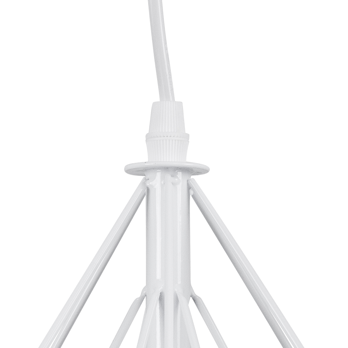 LEDTM® EIFFEL 61570 Vintage Κρεμαστό Φωτιστικό Οροφής με Ντουί 3 x E27 AC 220-240V IP20 - Λευκό - Μ68 x Π25 x Υ130cm - Image 7