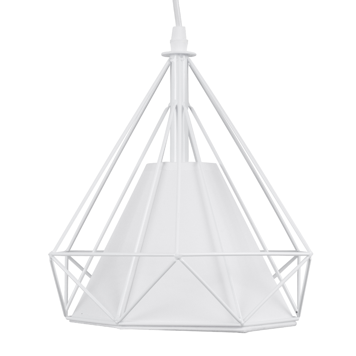 LEDTM® EIFFEL 61570 Vintage Κρεμαστό Φωτιστικό Οροφής με Ντουί 3 x E27 AC 220-240V IP20 - Λευκό - Μ68 x Π25 x Υ130cm - Image 8