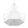 LEDTM® EIFFEL 61570 Vintage Κρεμαστό Φωτιστικό Οροφής με Ντουί 3 x E27 AC 220-240V IP20 - Λευκό - Μ68 x Π25 x Υ130cm - Image 9