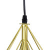 LEDTM® EIFFEL 61571 Vintage Κρεμαστό Φωτιστικό Οροφής με Ντουί 3 x E27 AC 220-240V IP20 - Χρυσό & Λευκό - Μ68 x Π25 x Υ130cm - Image 7