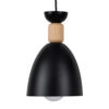LEDTM® AVA 61572 Μοντέρνο Κρεμαστό Φωτιστικό Οροφής με Ντουί 3 x E27 AC 220-240V IP20 - Μαύρο & Μπεζ - Μ35 x Π35 x Υ130cm - Image 6