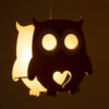LEDTM® OWL 61576 Παιδικό Κρεμαστό Φωτιστικό Οροφής με Ντουί 1 x E27 AC 220-240V IP20 - Πολύχρωμο - Μ29.5 x Π15.5 x Υ30.5cm - Image 3
