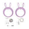 LEDTM® BUNNY 61577 Παιδικό Κρεμαστό Φωτιστικό Οροφής με Ντουί 1 x E27 AC 220-240V IP20 - Ροζ & Λευκό - Μ27.2 x Π15.5 x Υ40cm - Image 12