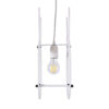 LEDTM® BUNNY 61577 Παιδικό Κρεμαστό Φωτιστικό Οροφής με Ντουί 1 x E27 AC 220-240V IP20 - Ροζ & Λευκό - Μ27.2 x Π15.5 x Υ40cm - Image 8