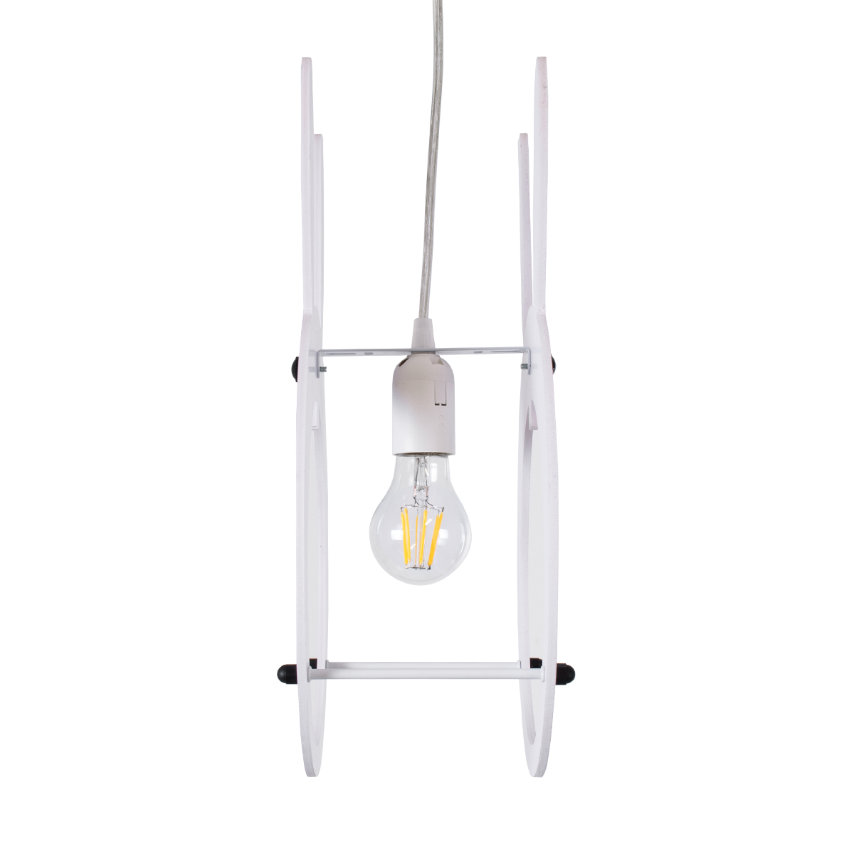 LEDTM® BUNNY 61577 Παιδικό Κρεμαστό Φωτιστικό Οροφής με Ντουί 1 x E27 AC 220-240V IP20 - Ροζ & Λευκό - Μ27.2 x Π15.5 x Υ40cm - Image 8