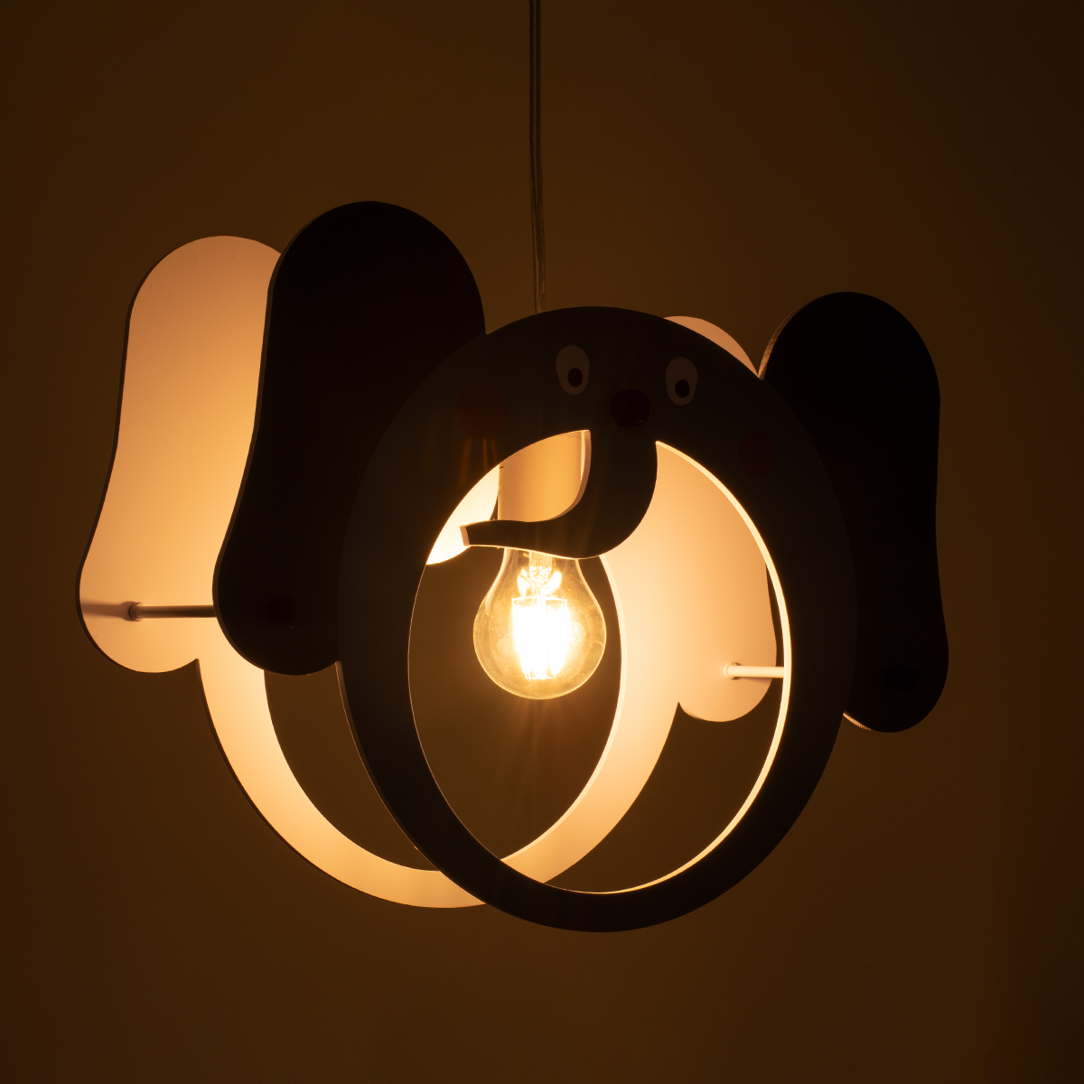 LEDTM® ELEPHANT 61578 Παιδικό Κρεμαστό Φωτιστικό Οροφής με Ντουί 1 x E27 AC 220-240V IP20 - Πολύχρωμο - Μ37.7 x Π15.5 x Υ31.5cm - Image 3