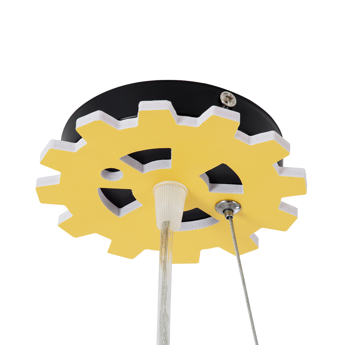 LEDTM® EXCAVATOR 61579 Παιδικό Κρεμαστό Φωτιστικό Οροφής με Ντουί 1 x E27 AC 220-240V IP20 - Κίτρινο & Μαύρο - Μ45 x Π15.5 x Υ27cm - Image 11