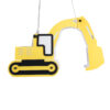 LEDTM® EXCAVATOR 61579 Παιδικό Κρεμαστό Φωτιστικό Οροφής με Ντουί 1 x E27 AC 220-240V IP20 - Κίτρινο & Μαύρο - Μ45 x Π15.5 x Υ27cm - Image 5