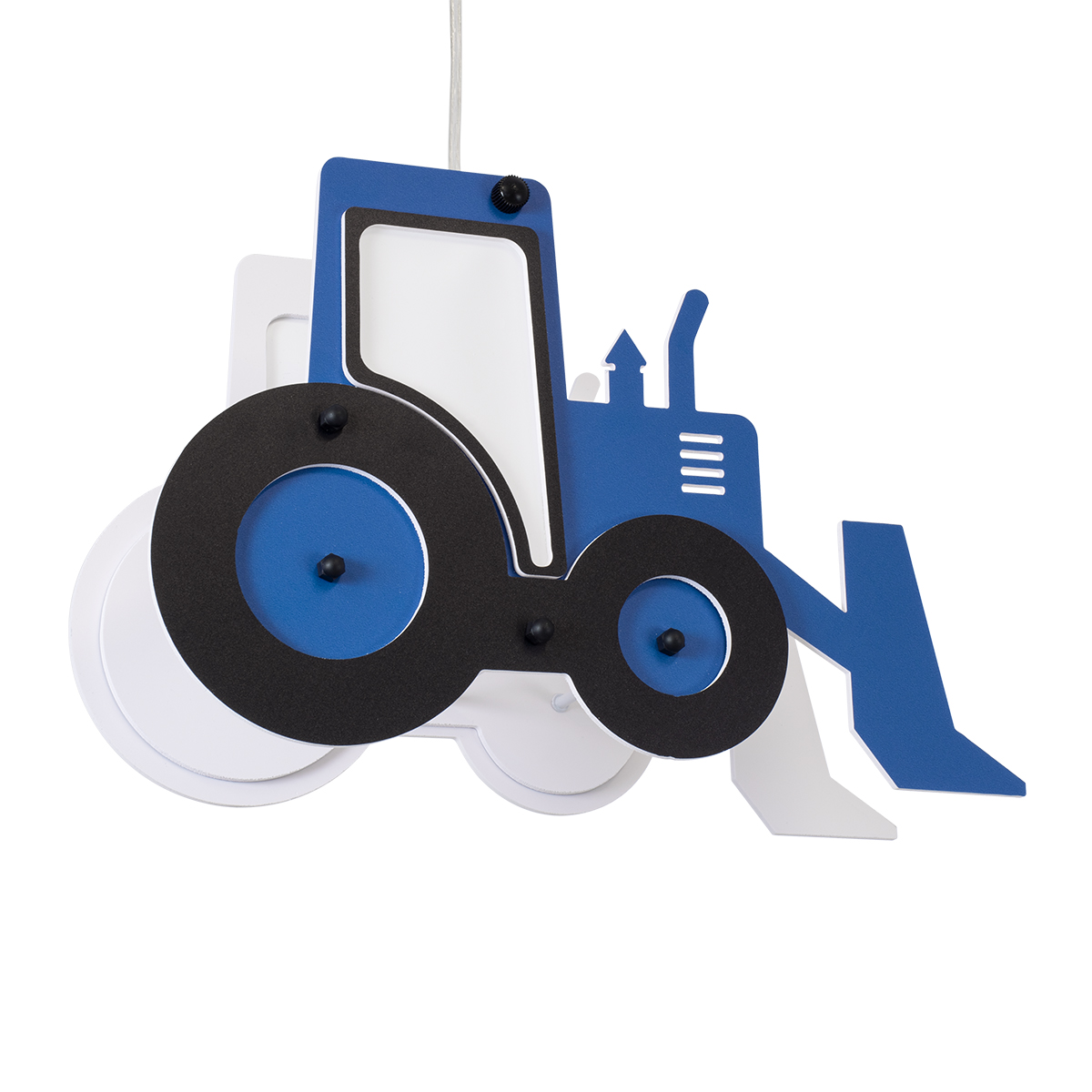 LEDTM® TRACTOR 61580 Παιδικό Κρεμαστό Φωτιστικό Οροφής με Ντουί 1 x E27 AC 220-240V IP20 - Πολύχρωμο - Μ40 x Π15.5 x Υ26.5cm - Image 6