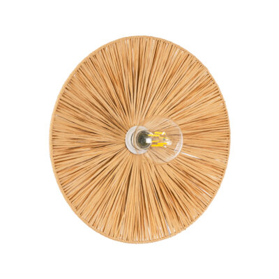 Alternative view of LEDTM® COLOMBO 02277 Boho Φωτιστικό Τοίχου - Απλίκα με Ντουί 1 x E27 AC 220-240V IP20 - Μπεζ - Μ40 x Π40 x Υ9cm