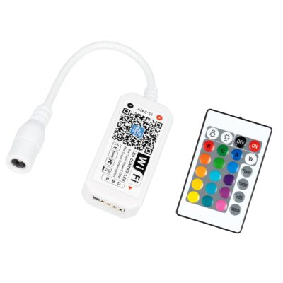 Alternative view of LEDTM® 73441 Ασύρματος LED Mini Dream-Color Magic Digital RGBW Controller με Χειριστήριο RF 21 Keys για LED Digital RGBW Προϊόντα 5v - 12v - 24v 2048 IC