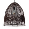 LEDTM® ALOHA 01752 Boho Κρεμαστό Φωτιστικό Οροφής με Ντουί 1 x E27 AC 220-240V IP20 - Καφέ - Μ45 x Π45 x Υ48cm - Image 2