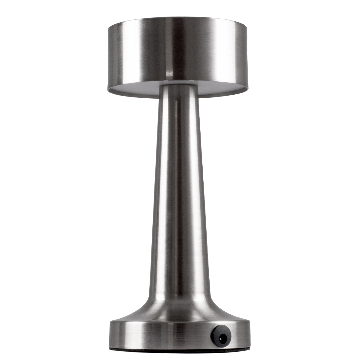 LEDTM® BELLA 76504 Επαναφορτιζόμενο Επιτραπέζιο Φωτιστικό Πορτατίφ LED 1.5W 105lm 120° DC 5V IP44 Θερμό Λευκό 2700K Dimmable Ασημί Αλουμίνιο - Μ9 x Π9 x Υ21cm - 2 Xρόνια Εγγύηση - Image 2