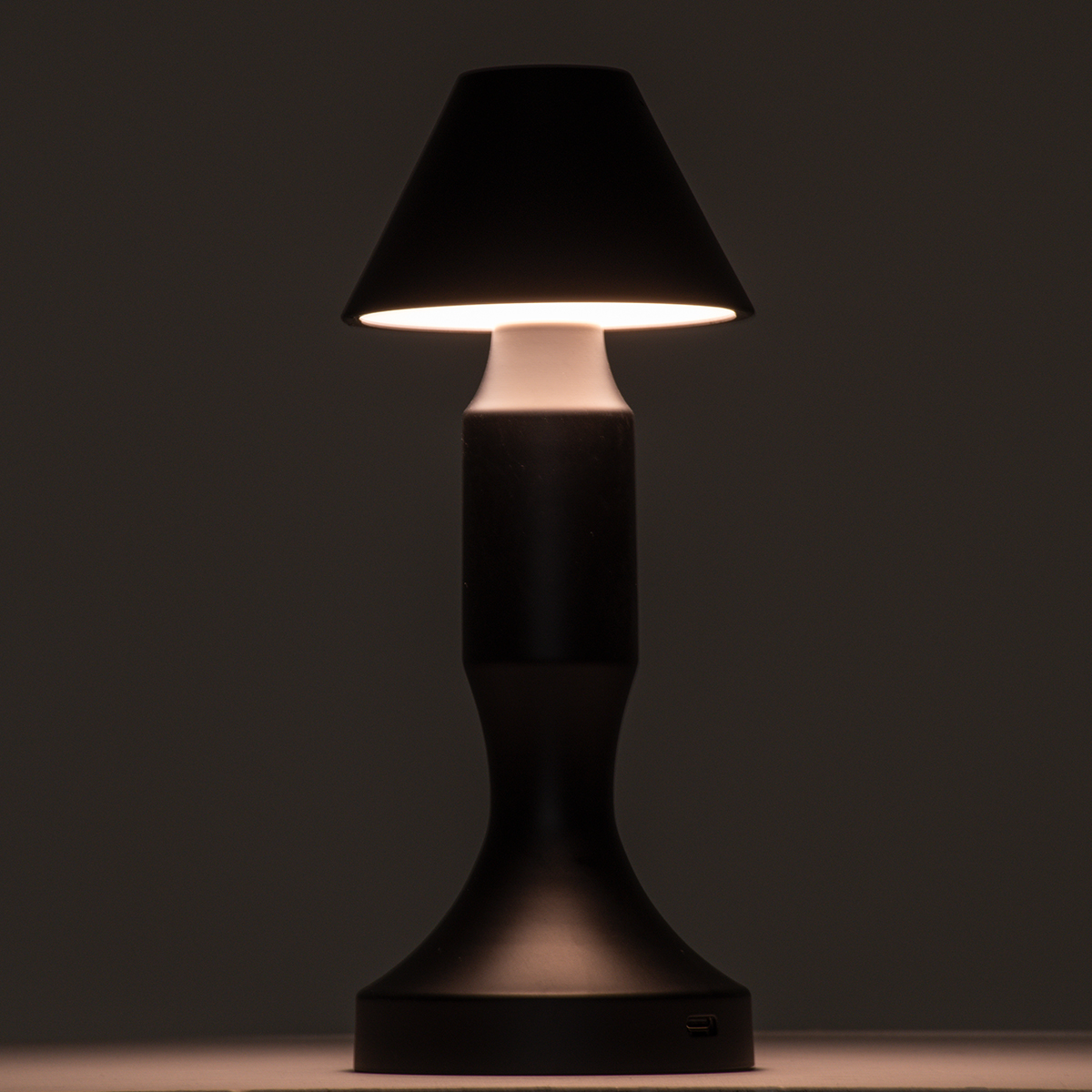 LEDTM® LUNNA 76478 Επαναφορτιζόμενο Επιτραπέζιο Φωτιστικό Πορτατίφ LED 1.5W 105lm 120° DC 5V IP44 CCT Ultra Θερμό 1500K - Φυσικό Λευκό 4500K - Ψυχρό Λευκό 6000K Dimmable Ασημί Πλαστικό - Μ9 x Π9 x Υ23cm - 2 Χρόνια Εγγύηση - Image 10