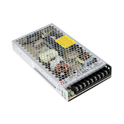 Alternative view of LEDTM® MEANWELL-LRS200-24 90783 Τροφοδοτικό/Μετασχηματιστής Class I PELV 200W 8.8A AC 220-240V σε DC 24V IP20 - Ρυθμιζόμενo από DC 21.6V έως DC 28.8V - Ασημί - Μ21.5 x Π11.5 x Υ3cm - 3 Χρόνια Εγγύηση