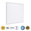 LEDTM® PANELETI 60208 Χωνευτό Panel Οροφής 60x60 LED 40W 3600lm 120° UGR<19 AC 220-240V IP20 Θερμό Λευκό 2700K - Lumileds SMD Chip & TÜV SÜD Driver - Λευκό Γαλακτερό - Μ60 x Π60 x Υ1.5cm / Q56 x 56cm - 5 Χρόνια Εγγύηση - Image 2