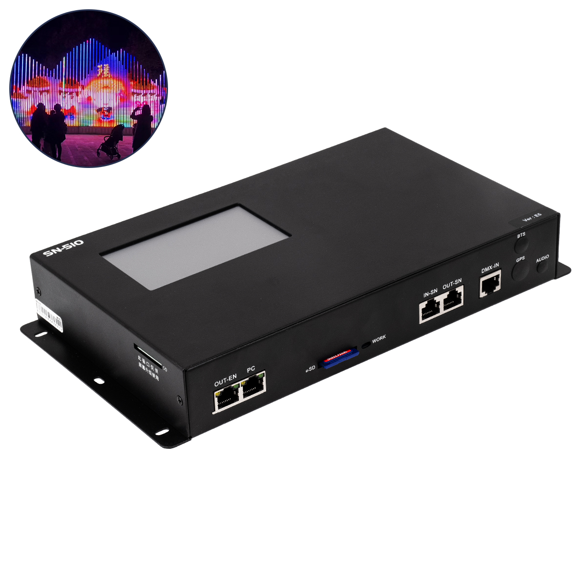 LEDTM® 90145 SEEKWAY SN-510 - Professional Master Controller - Full Colour LED Digital Control System - Κεντρικός Controller για Ψηφιακά Προϊόντα LED Digital Pixel TTL & DMX512 - Single Colour & RGB & RGBW - Synchronous & Asynchronous
LEDTM® SEEKWAY SN-510 90145 Επαγγελματικός Ψηφιακός Controller TTL & DMX512 Pixel Online Full Color ARTNET - 3 Χρόνια Εγγύηση - Image 2