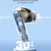 LDNIO earphones με θήκη φόρτισης T05, True Wireless, 13mm, 40/500mAh, μαύρα - Image 3