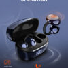 LDNIO earphones με θήκη φόρτισης T09, OWS, Φ10mm, 35/400mAh, μπλε - Image 4