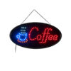 LEDTM® 75687 Φωτιστικό Ταμπέλα LED Οβάλ Σήμανσης COFFEE με Πρίζα AC 230V Μ48 x Π1.8 x Υ24.5cm - Image 2