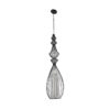 LEDTM® LILY 01561 Vintage Κρεμαστό Φωτιστικό Οροφής με Ντουί 1 x E27 AC 220-240V IP20 - Μαύρο & Λευκό - Μ20 x Π20 x Υ90cm - Image 4