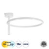 LEDTM® VERONA 61221 Μοντέρνο Φωτιστικό Οροφής LED 24W 2688lm 360° AC 220-240V IP20 Ρυθμιζόμενο Λευκό CCT με On/Off 2700K/4500K/6000K - Lumileds SMD Chip - Λευκό Ματ - Μ40 x Π40 x Υ23cm - 3 Χρόνια Εγγύηση - Image 2