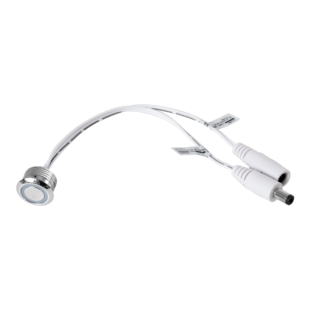 LEDTM® BUTTON 70790 Φωτιζόμενος Χωνευτός Διακόπτης Αφής On/Off & Push Dimming LED DC 12-24V 1 x 4A 96W Max IP20 Ψυχρό Λευκό 6000K - Μ2 x Π2 x Υ1.2cm - 2 Χρόνια Εγγύηση - Image 3