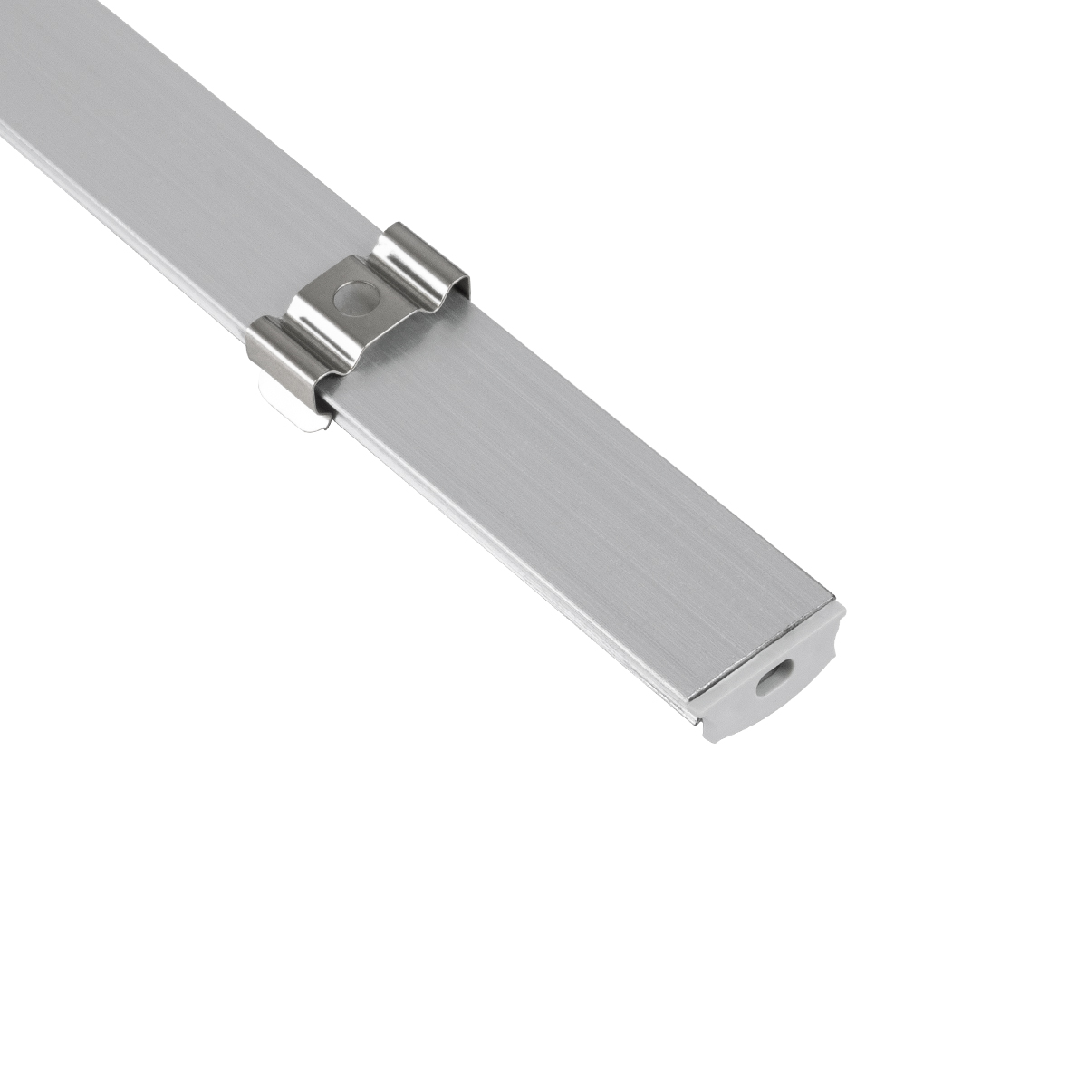 LEDTM® CURVED-PROFILE 70802-3M Προφίλ Αλουμινίου - Βάση & Ψύκτρα Ταινίας LED με Λευκό Γαλακτερό Κάλυμμα - Επιφανειακή Χρήση - Εύκαμπτο με Δυνατότητα Κυρτής Τοποθέτησης - Πατητό Κάλυμμα - Ασημί - 3 Μέτρα - Πακέτο 5 Τεμαχίων - Μ300 x Π1.8 x Υ0.5cm - Image 5