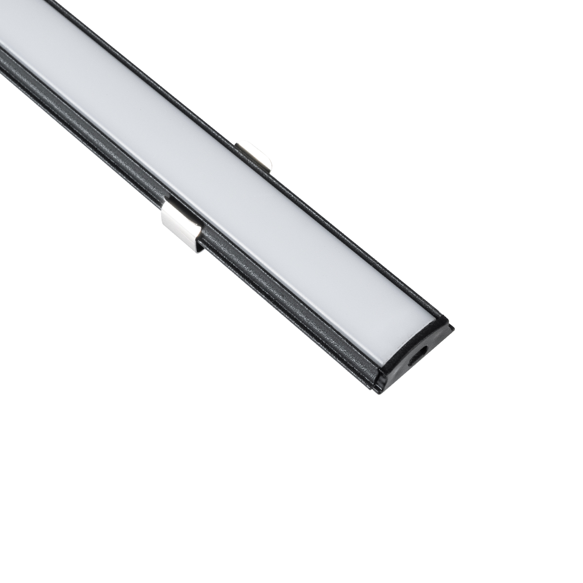 LEDTM® CURVED-PROFILE 70804-3M Προφίλ Αλουμινίου - Βάση & Ψύκτρα Ταινίας LED με Λευκό Γαλακτερό Κάλυμμα - Επιφανειακή Χρήση - Εύκαμπτο με Δυνατότητα Κυρτής Τοποθέτησης - Πατητό Κάλυμμα - Μαύρο - 3 Μέτρα - Πακέτο 5 Τεμαχίων - Μ300 x Π1.8 x Υ0.5cm - Image 4