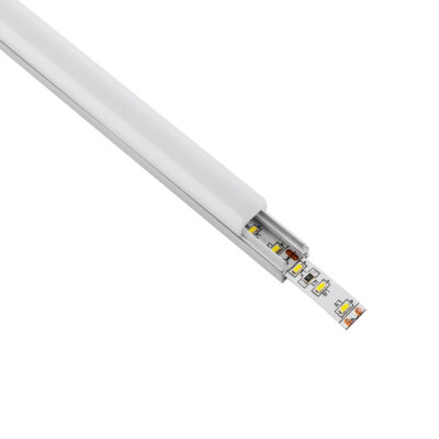 Alternative view of LEDTM® GLASSBOARD-PROFILE 70808-3M Προφίλ Αλουμινίου - Βάση & Ψύκτρα Ταινίας LED με Λευκό Γαλακτερό Κάλυμμα - Χρήση για Μοριακό Φωτισμό Γυαλιού Πάχους 8mm - Πατητό Κάλυμμα - Ασημί - 3 Μέτρα - Πακέτο 5 Τεμαχίων - Μ300 x Π1.1 x Υ1.7cm