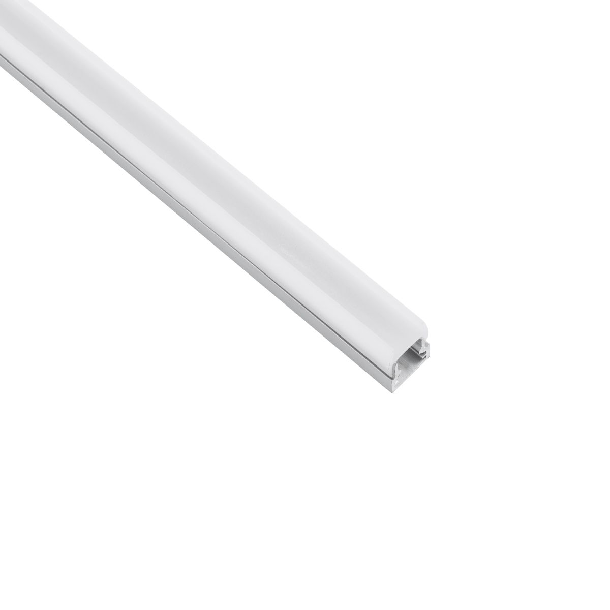 LEDTM® GLASSBOARD-PROFILE 70808-3M Προφίλ Αλουμινίου - Βάση & Ψύκτρα Ταινίας LED με Λευκό Γαλακτερό Κάλυμμα - Χρήση για Μοριακό Φωτισμό Γυαλιού Πάχους 8mm - Πατητό Κάλυμμα - Ασημί - 3 Μέτρα - Πακέτο 5 Τεμαχίων - Μ300 x Π1.1 x Υ1.7cm - Image 4