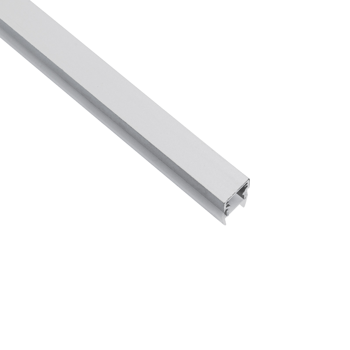 LEDTM® GLASSBOARD-PROFILE 70808-3M Προφίλ Αλουμινίου - Βάση & Ψύκτρα Ταινίας LED με Λευκό Γαλακτερό Κάλυμμα - Χρήση για Μοριακό Φωτισμό Γυαλιού Πάχους 8mm - Πατητό Κάλυμμα - Ασημί - 3 Μέτρα - Πακέτο 5 Τεμαχίων - Μ300 x Π1.1 x Υ1.7cm - Image 5