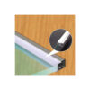 LEDTM® GLASSBOARD-PROFILE 70812-3M Προφίλ Αλουμινίου - Βάση & Ψύκτρα Ταινίας LED με Λευκό Γαλακτερό Κάλυμμα - Χρήση για Μοριακό Φωτισμό Γυαλιού Πάχους 10mm - Πατητό Κάλυμμα - Ασημί - 3 Μέτρα - Πακέτο 5 Τεμαχίων - Μ300 x Π1.7 x Υ3cm - Image 11