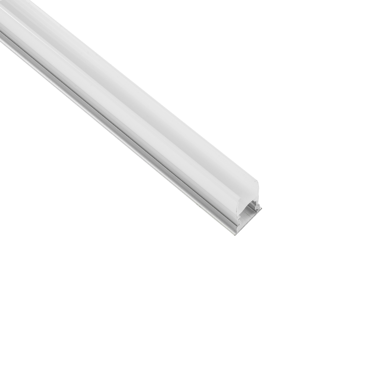 LEDTM® GLASSBOARD-PROFILE 70812-3M Προφίλ Αλουμινίου - Βάση & Ψύκτρα Ταινίας LED με Λευκό Γαλακτερό Κάλυμμα - Χρήση για Μοριακό Φωτισμό Γυαλιού Πάχους 10mm - Πατητό Κάλυμμα - Ασημί - 3 Μέτρα - Πακέτο 5 Τεμαχίων - Μ300 x Π1.7 x Υ3cm - Image 4
