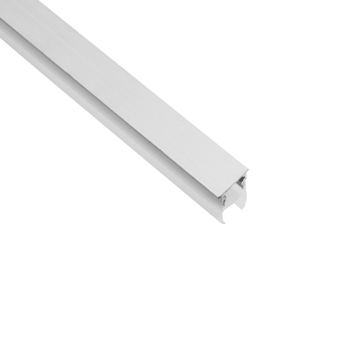 LEDTM® GLASSBOARD-PROFILE 70812-3M Προφίλ Αλουμινίου - Βάση & Ψύκτρα Ταινίας LED με Λευκό Γαλακτερό Κάλυμμα - Χρήση για Μοριακό Φωτισμό Γυαλιού Πάχους 10mm - Πατητό Κάλυμμα - Ασημί - 3 Μέτρα - Πακέτο 5 Τεμαχίων - Μ300 x Π1.7 x Υ3cm - Image 5
