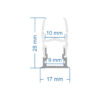 LEDTM® GLASSBOARD-PROFILE 70812-3M Προφίλ Αλουμινίου - Βάση & Ψύκτρα Ταινίας LED με Λευκό Γαλακτερό Κάλυμμα - Χρήση για Μοριακό Φωτισμό Γυαλιού Πάχους 10mm - Πατητό Κάλυμμα - Ασημί - 3 Μέτρα - Πακέτο 5 Τεμαχίων - Μ300 x Π1.7 x Υ3cm - Image 7