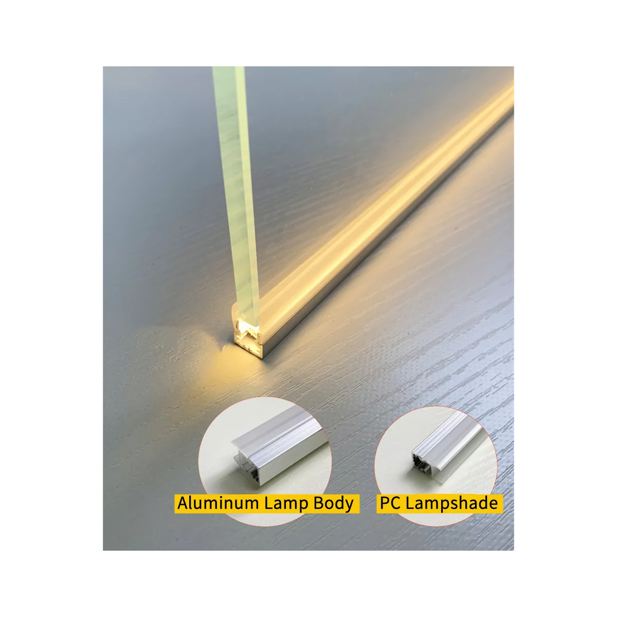 LEDTM® GLASSBOARD-PROFILE 70812-3M Προφίλ Αλουμινίου - Βάση & Ψύκτρα Ταινίας LED με Λευκό Γαλακτερό Κάλυμμα - Χρήση για Μοριακό Φωτισμό Γυαλιού Πάχους 10mm - Πατητό Κάλυμμα - Ασημί - 3 Μέτρα - Πακέτο 5 Τεμαχίων - Μ300 x Π1.7 x Υ3cm - Image 9