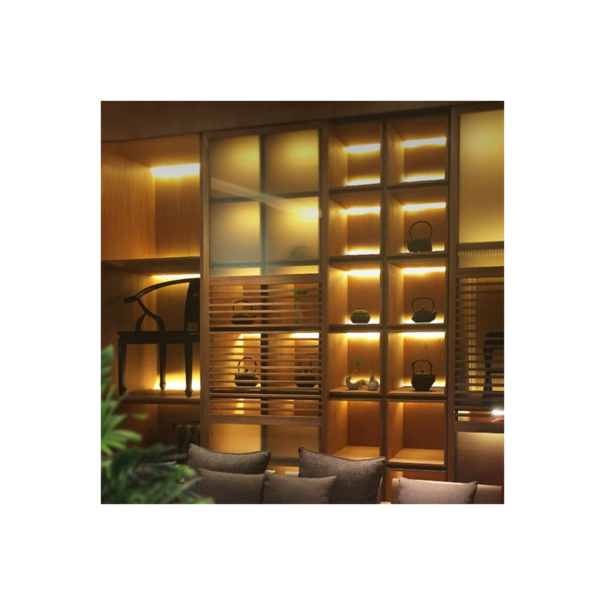 LEDTM® ALP-R-SHELF DODA 70814-3M Χωνευτό Προφίλ Αλουμινίου Ειδικό για Φωτισμό Ραφιού 18mm με Λευκό Γαλακτερό Πατητό Κάλυμμα για Ταινίες LED IP20 - Ασημί & Λευκό- Μ300 x Π1.5 x Υ2cm - Πακέτο 5 Τεμαχίων - Image 11