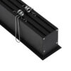 LEDTM® RECESS-PROFILE 70818-1M Προφίλ Αλουμινίου - Βάση & Ψύκτρα Ταινίας LED με Λευκό Γαλακτερό Κάλυμμα - Χωνευτή Χρήση - Πατητό Κάλυμμα - Μαύρο - 1 Μέτρο - Μ100 x Π7.5 x Υ7cm - Image 6