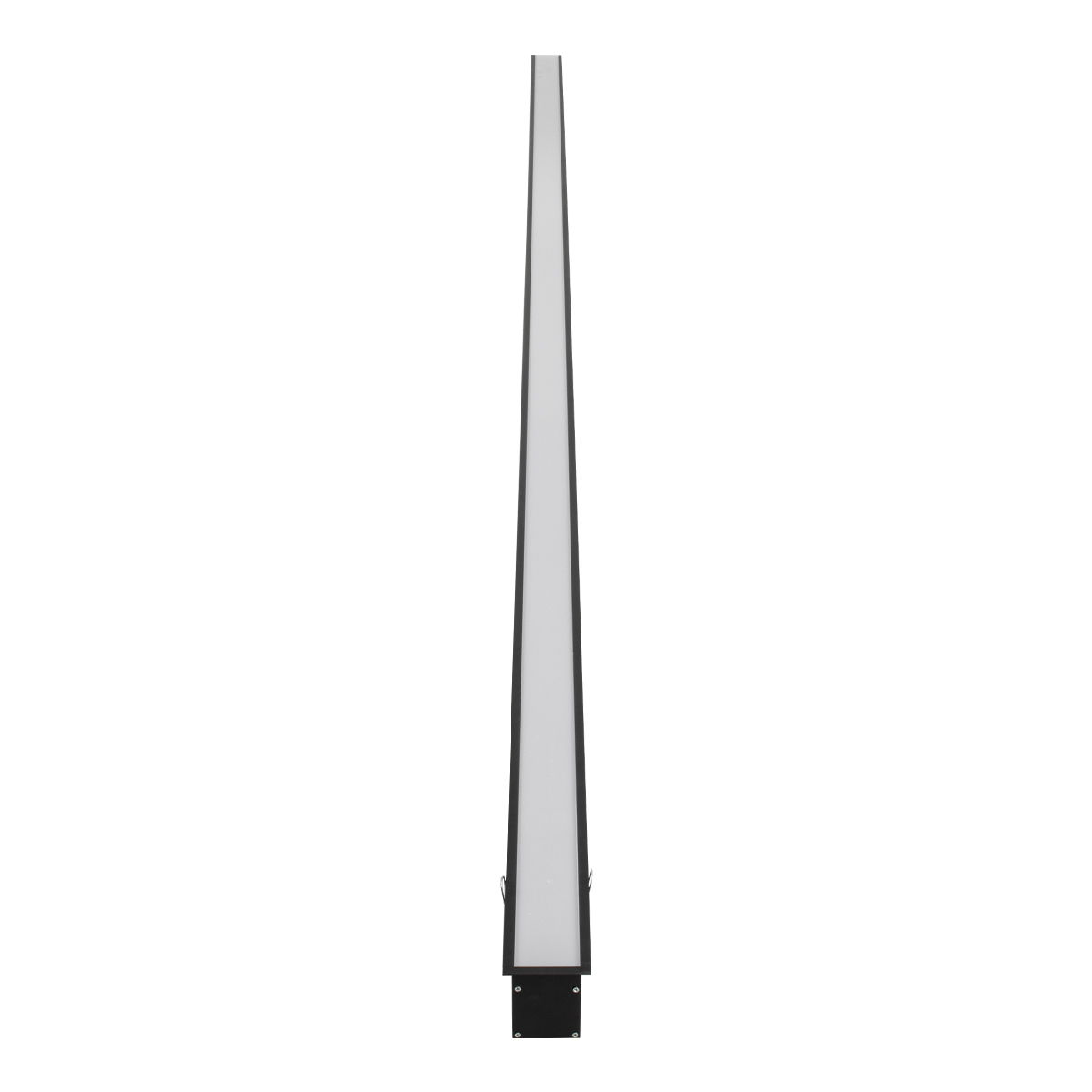 LEDTM® RECESS-PROFILE 70818-3M Προφίλ Αλουμινίου - Βάση & Ψύκτρα Ταινίας LED με Λευκό Γαλακτερό Κάλυμμα - Χωνευτή Χρήση - Πατητό Κάλυμμα - Μαύρο - 3 Μέτρα - Μ300 x Π7.5 x Υ7cm - Image 7