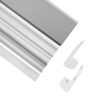 LEDTM® STAIR-PROFILE 70823-2M Προφίλ Αλουμινίου - Βάση & Ψύκτρα Ταινίας LED με Λευκό Γαλακτερό Κάλυμμα - Χρήση σε Σκαλοπάτια - Πατητό Κάλυμμα - Ασημί - 2 Μέτρα - Μ200 x Π6 x Υ2.1cm - Image 2