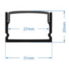 LEDTM® ALP-LINEAR VEXTA 70825-3M Επιφανειακό Προφίλ Αλουμινίου με Λευκό Γαλακτερό Πατητό Κάλυμμα για Ταινίες LED IP20 - Μαύρο & Λευκό - Μ300 x Π3 x Υ2cm - Πακέτο 5 Τεμαχίων - Image 5